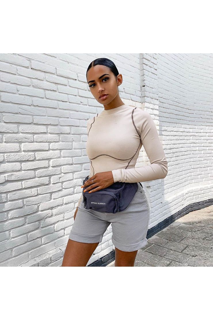 Longsleeve Slim Bodycon Bodysuit