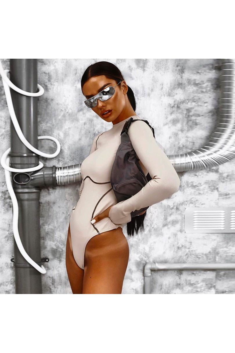 Longsleeve Slim Bodycon Bodysuit