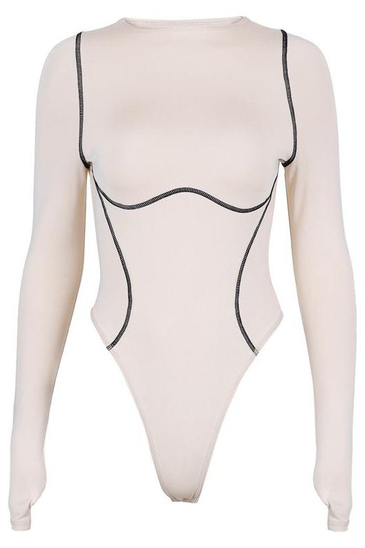 Longsleeve Slim Bodycon Bodysuit