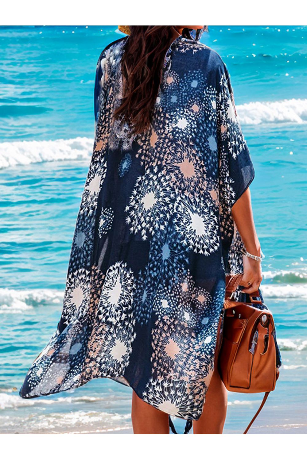 Printed Open Front Cover-Up